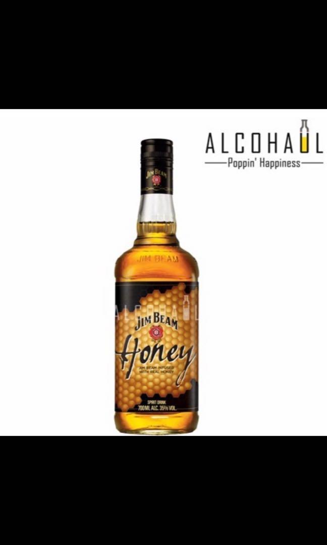 Jim Beam Honey Food Drinks Beverages On Carousell