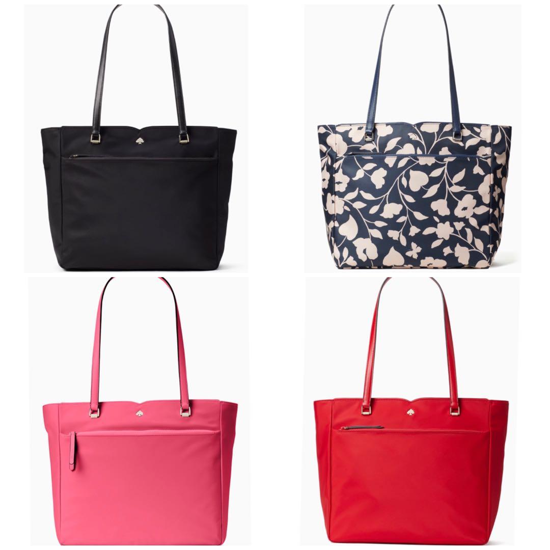 Kate Spade Jae Large Tote Handbag Shoulder Bag Black Garden Vine Blue Multi Floral Bright Magenta Pink Fuschia Favourite Red Women s Fashion Bags Wallets Tote Bags on Carousell