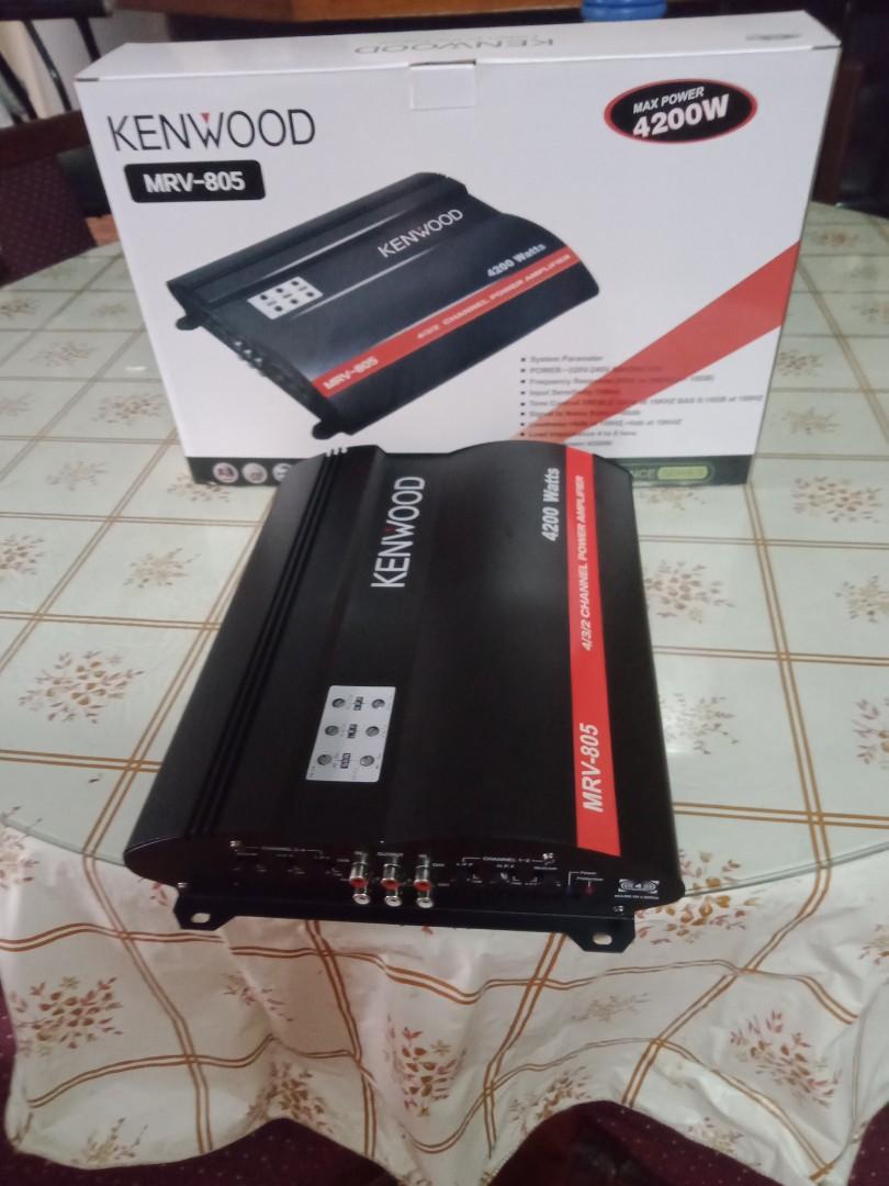 Kenwood Car Power Amplifier (Category: Soundbars, Speakers & Amplifiers) located in Makati City. Submitted by johnycaraccesorries (Listing ID 1040667878, Image 3). Description: Kenwood Car Power Amplifier MRV-805 4200Watts Max power Input sensitivity: 150mv Frequency Response: 20 to 20 KHZ (+/- 10DB) Load Impedance: 4 to 8 Ohms Kenwood MRV-905 P 3,200 Kenwood MRV-1907U P 3,800 We do Ship Nationwide We do accept Wholesale Orders Just Sms or Call m
