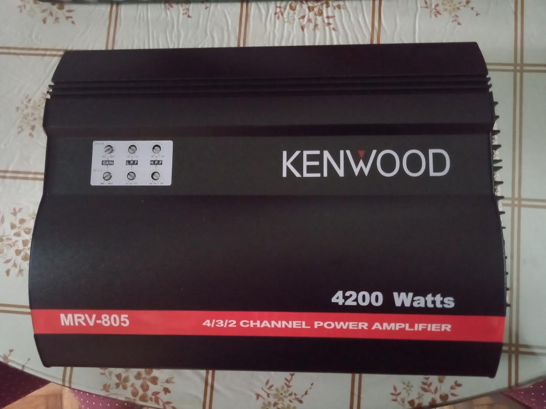 Kenwood Car Power Amplifier (Category: Soundbars, Speakers & Amplifiers) located in Makati City. Submitted by johnycaraccesorries (Listing ID 1040667878, Image 2). Description: Kenwood Car Power Amplifier MRV-805 4200Watts Max power Input sensitivity: 150mv Frequency Response: 20 to 20 KHZ (+/- 10DB) Load Impedance: 4 to 8 Ohms Kenwood MRV-905 P 3,200 Kenwood MRV-1907U P 3,800 We do Ship Nationwide We do accept Wholesale Orders Just Sms or Call m