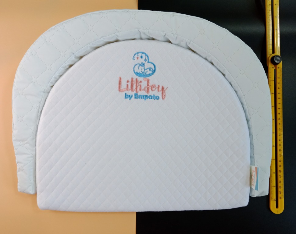 Sale 10 OFF LilliJoy Premium Bassinet Wedge Pillow for Baby Fits Halo Bassinet 12 Incline Sleep Positioner for Elevated Head Torso Anti Reflux Sleeper for Infant or Newborn Colic Babies