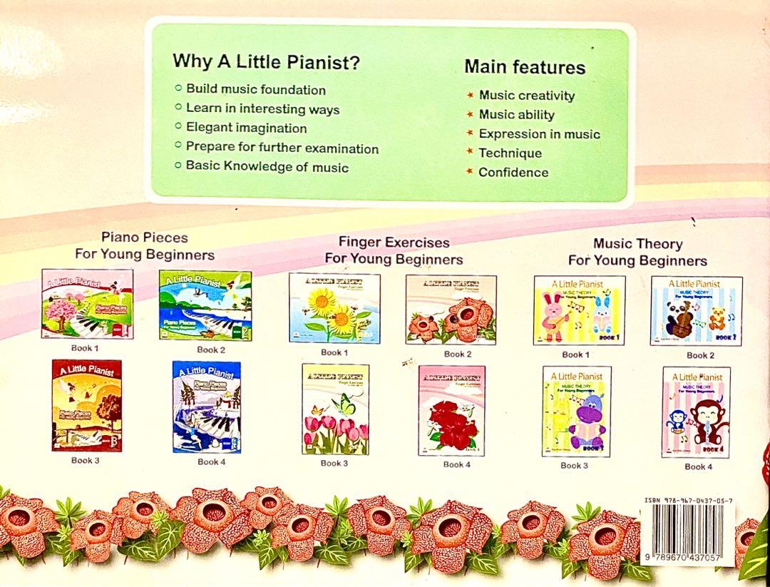 Little Pianist Book 2 Piano Finger exercises for beginners and