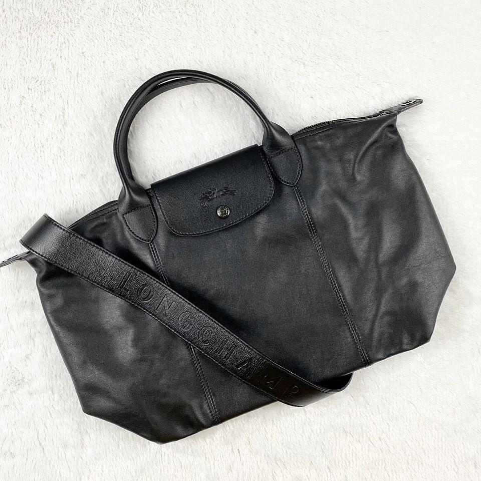Longchamp cuir medium shop