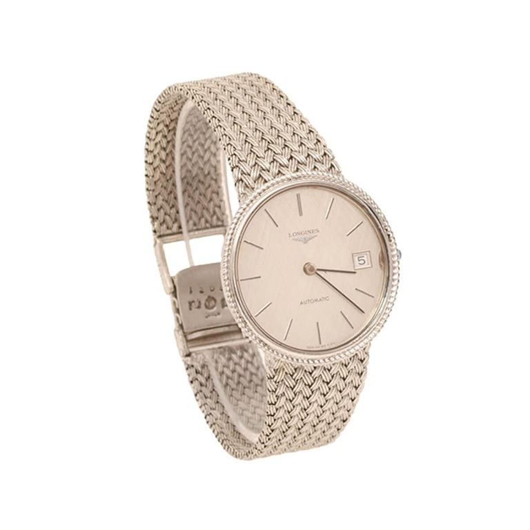LONGINES Vintage Automatic Mesh Style Bracelet Watch, Luxury, Watches ...