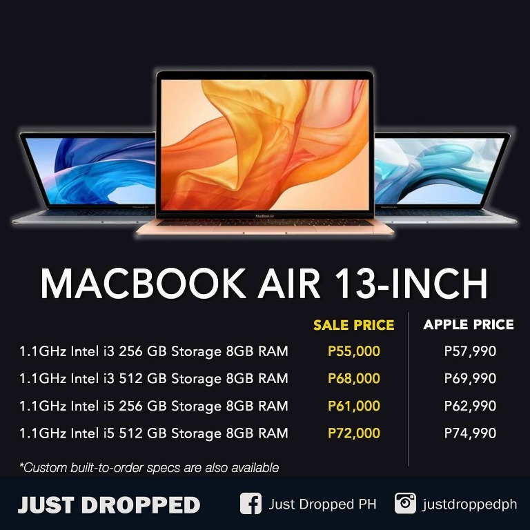 Macbook Air And Pro For Below Srp Computers Tech Laptops Notebooks On Carousell