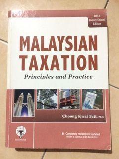 Malaysian Taxation Principles And Practices Textbooks Carousell Malaysia