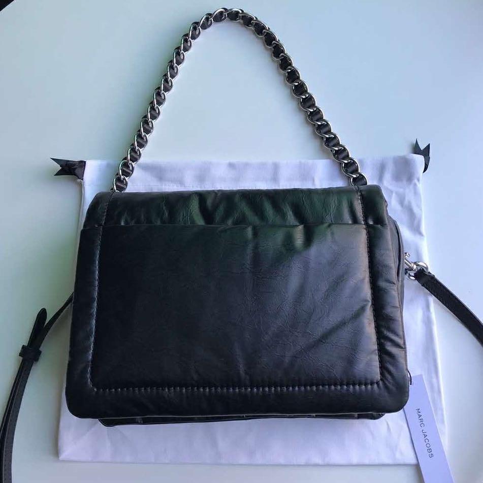 PREORDER MARC JACOBS THE PILLOW BAG VERSATILE BLACK, Women's Fashion, Bags  & Wallets, Cross-body Bags on Carousell