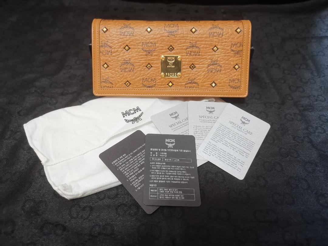 MCM Studded Long Wallet