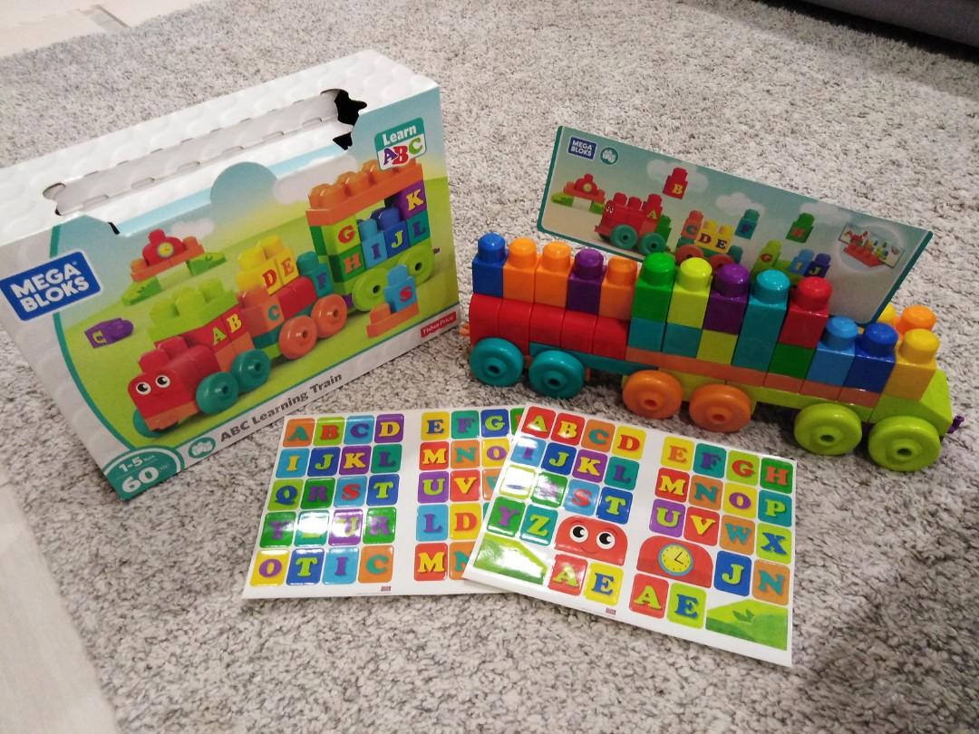 Mega Bloks ABC Learning Train Hobbies Toys Toys Games on