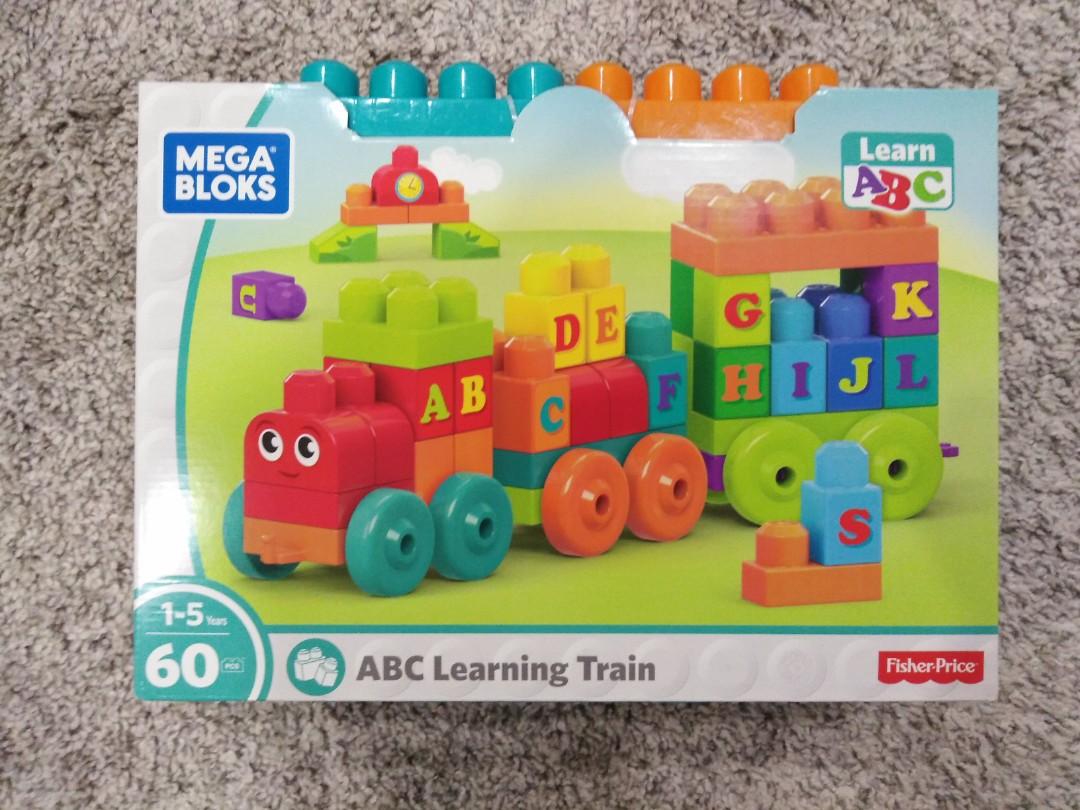 Mega Bloks ABC Learning Train Hobbies Toys Toys Games on