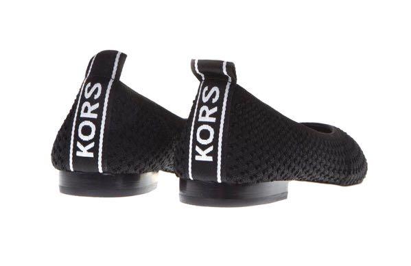 Vicky logo tape new arrivals knit ballet flat