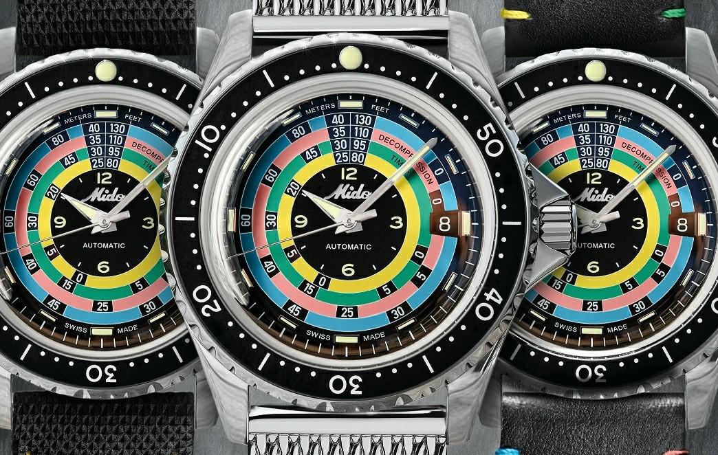 Mido hotsell rainbow diver