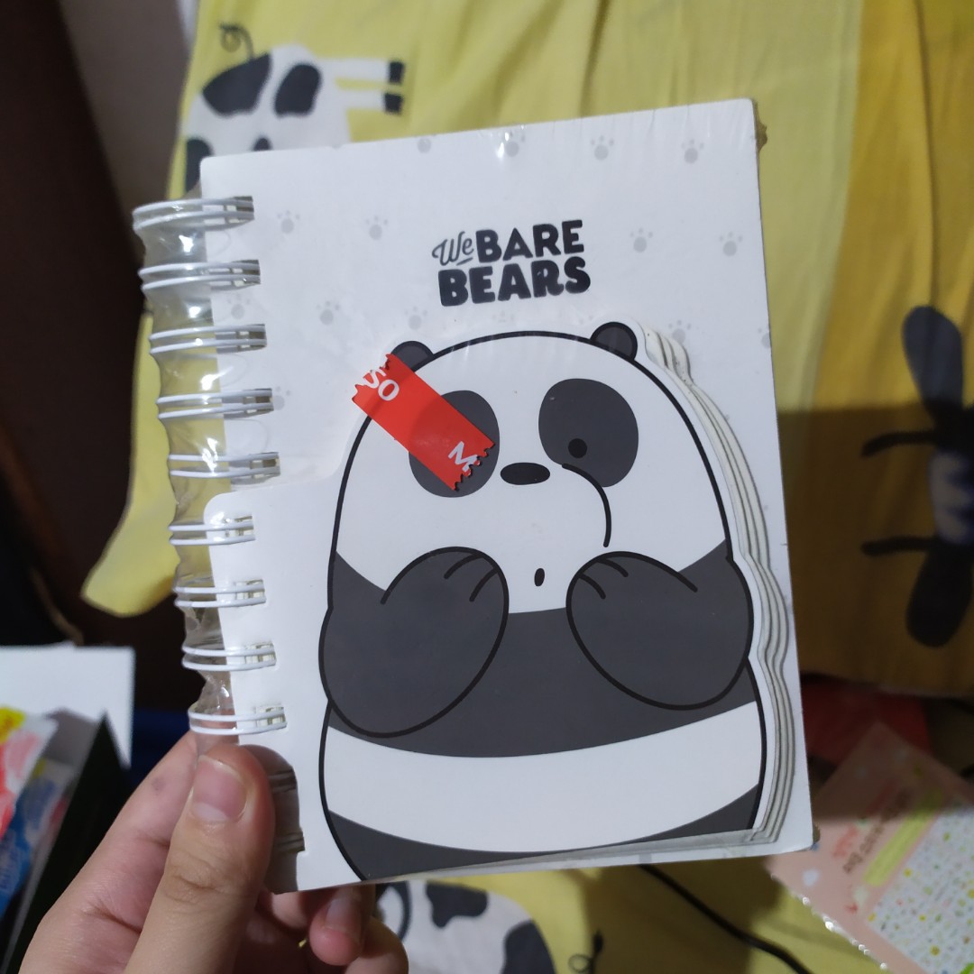 Miniso Notebook We Bare Bears Panda Panpan