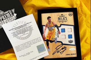Murray floor signature card Murray pro sign floor card: Neither Jordan nor Kobe nor James