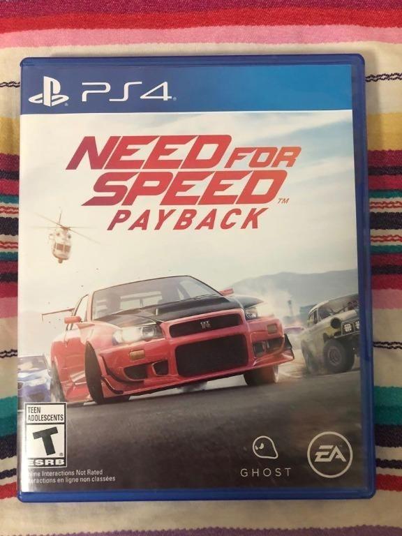 Need For Speed Payback Ps4 Racing Game Playstation 4 Ps 4 Pay Back Toys Games Video Gaming Video Games On Carousell