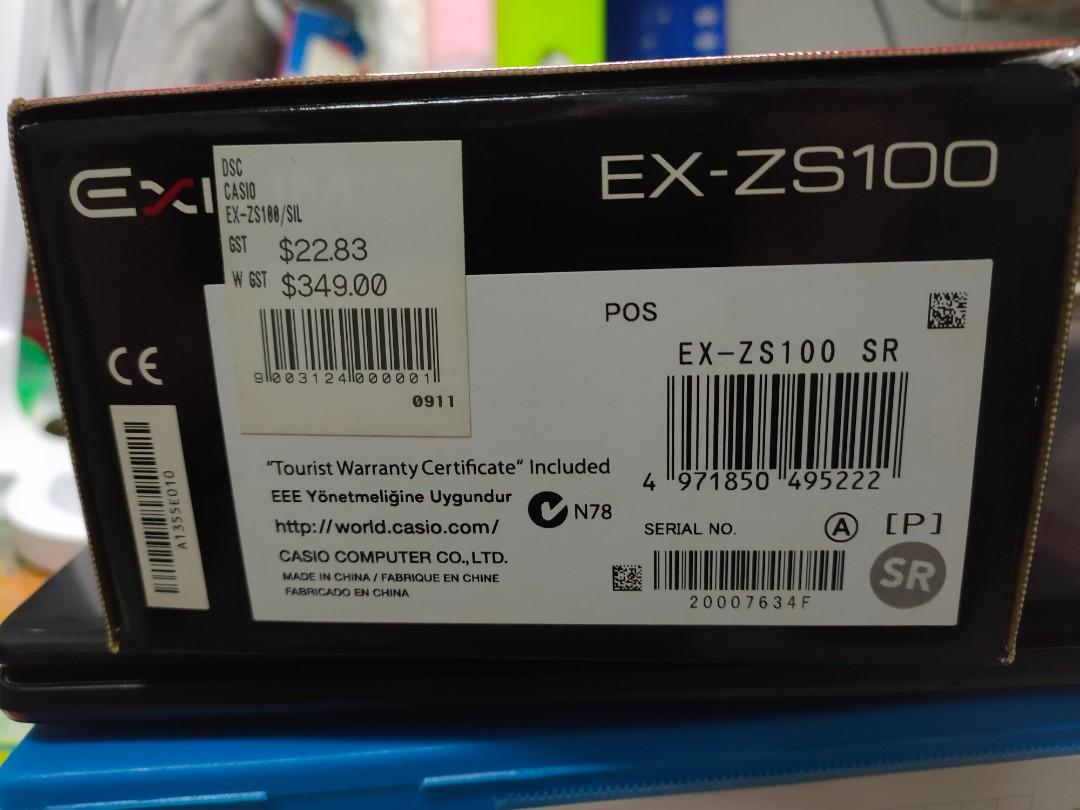 New Casio Ex Zs100 Compact Camera Photography Cameras Digital Cameras On Carousell