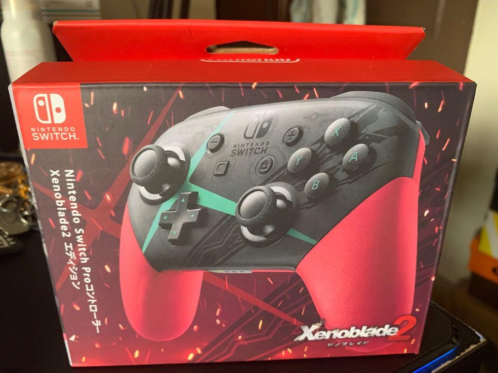 Nintendo Switch Pro Controller Xenoblade2 Limited Edition Toys Games Video Gaming Consoles On Carousell