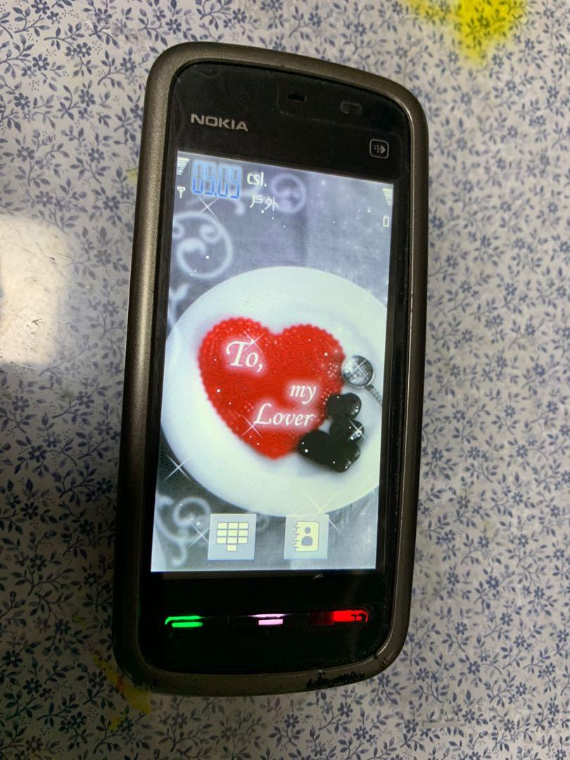 古董nokia 5230 諾基亞手機手提電話 電子產品 手提電話 carousell