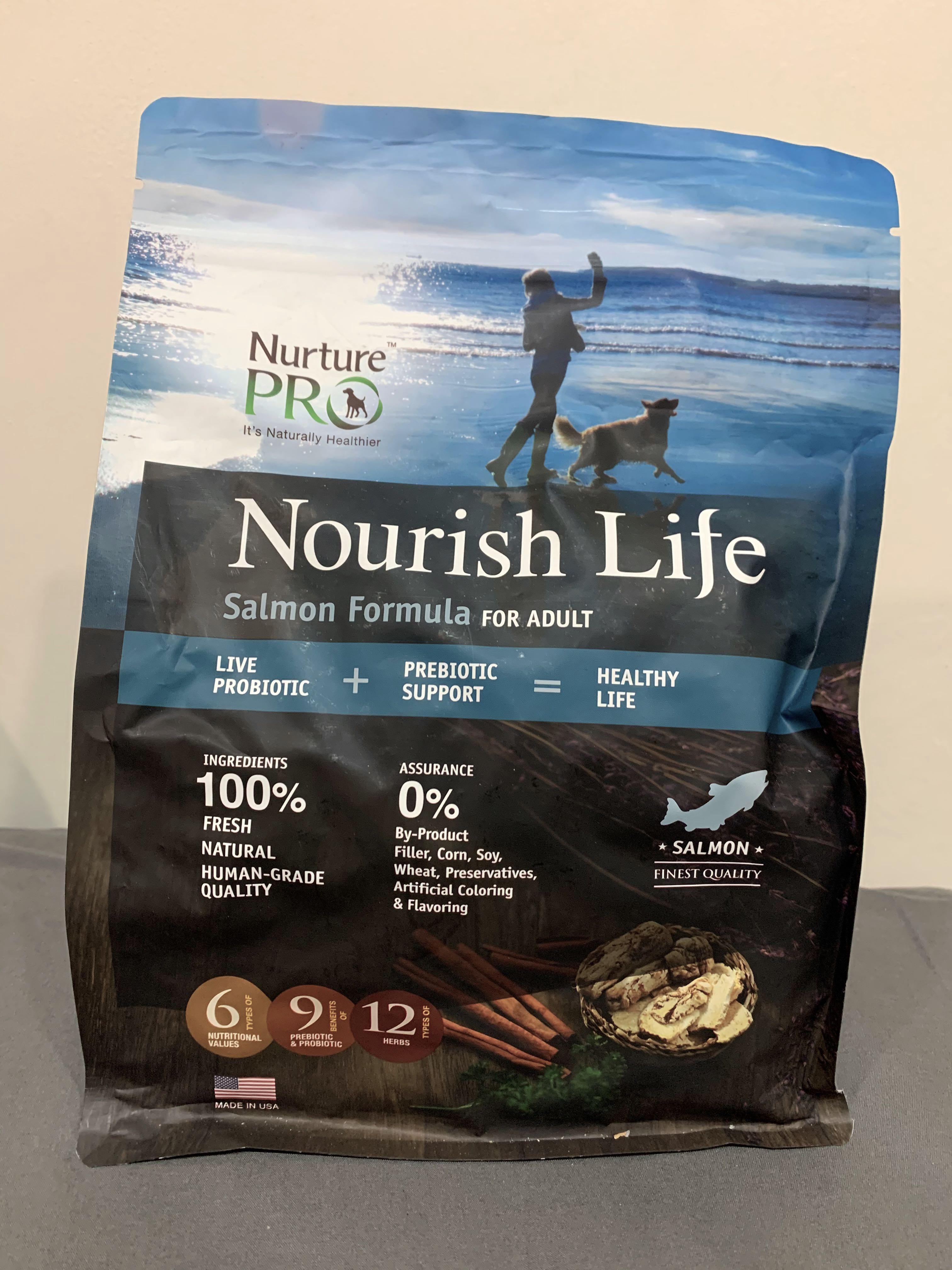 Nourish life deals dog food