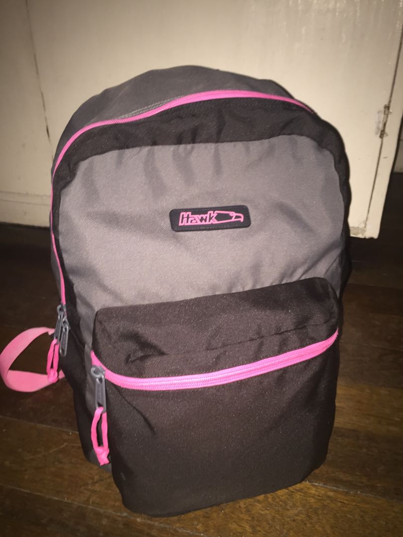 Hawk bag on sale pink and black