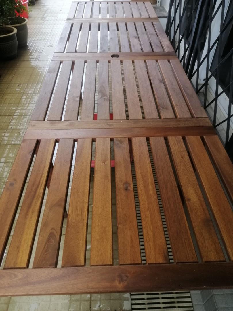 extendable outdoor dining table on Outdoor Extendable Dining Table Furniture Tables Chairs On Carousell