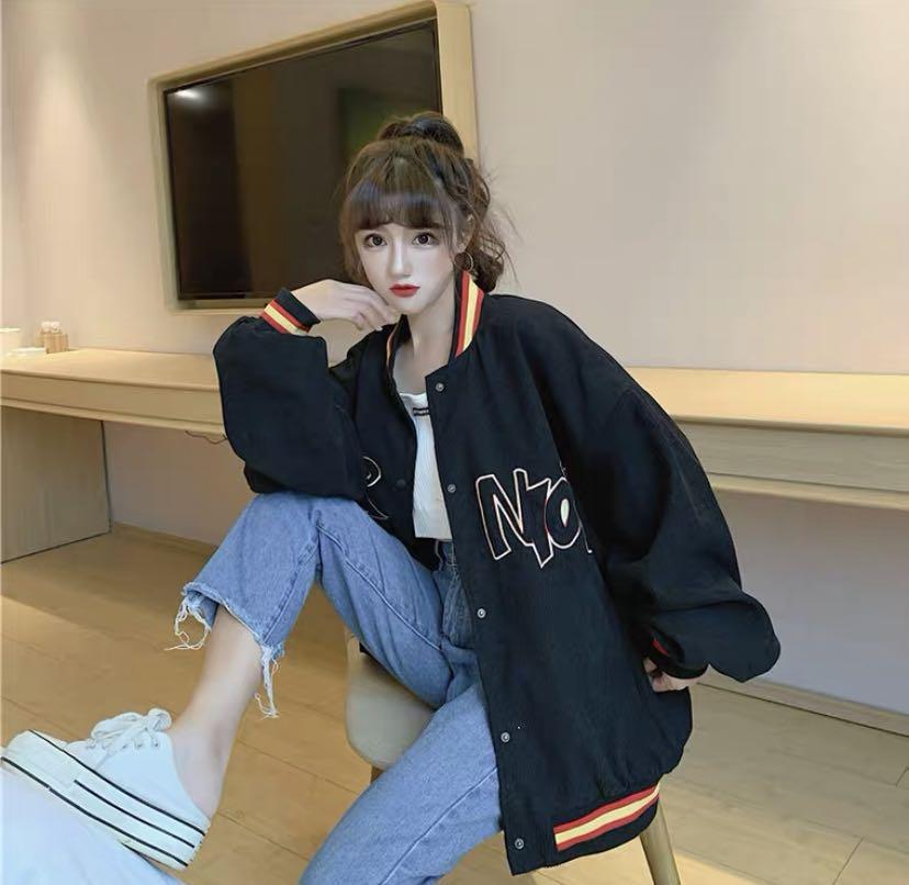 Baseball jacket oversized outlet