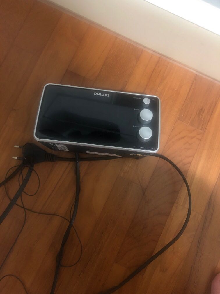 Panasonic digital alarm clock, Furniture & Home Living, Home Decor