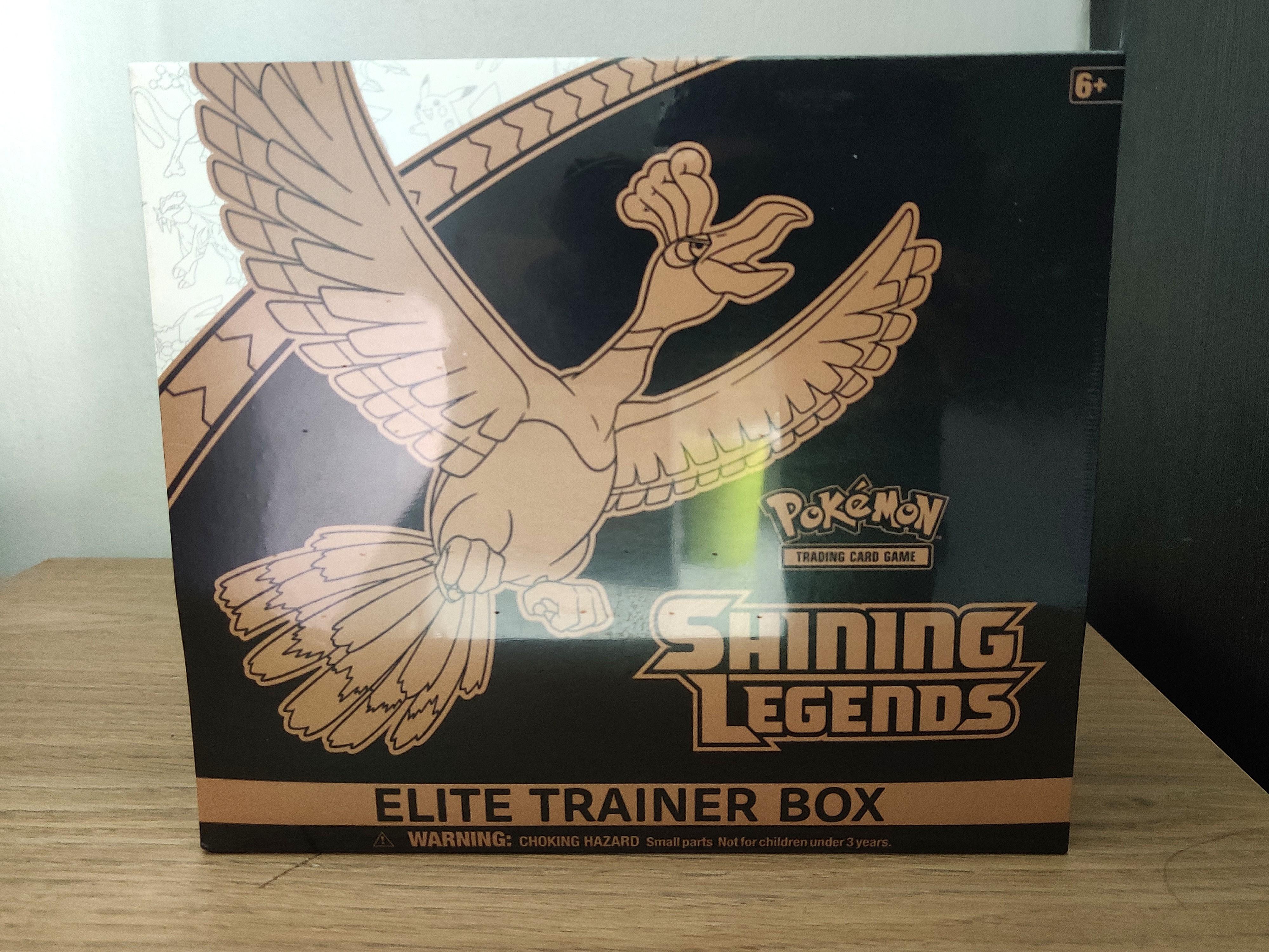 Pokémon TCG Shining Legends Elite Trainer Box 10 Booster Packs IN HAND FREE SHIP 