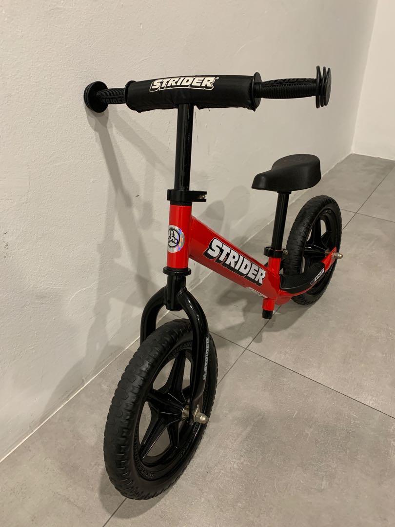 Preloved STRIDER Sports 12 inch Balance Bike Sports Equipment Bicycles Parts Bicycles on Carousell