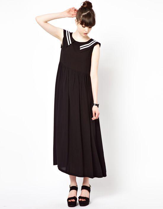 Preloved The White Pepper Maxi Sailor Dress