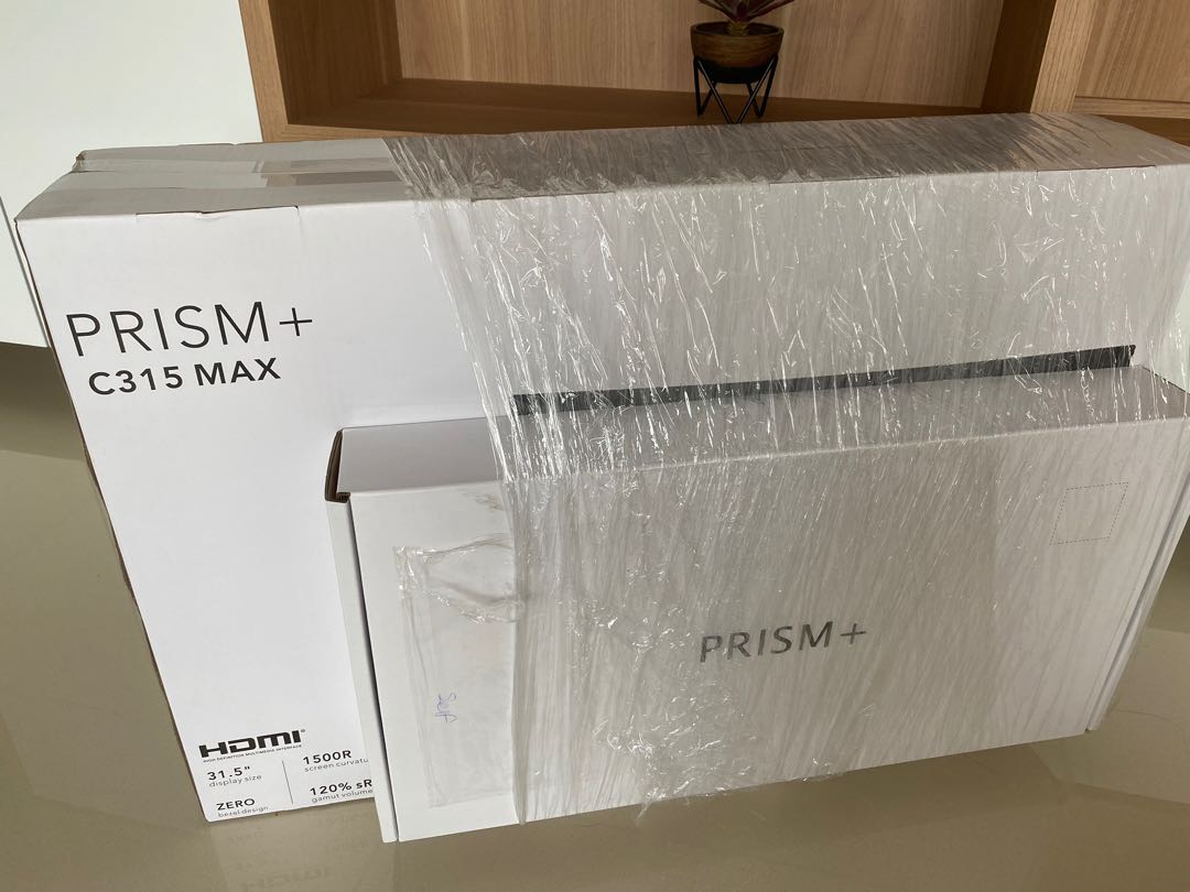 PRISM+ C315 4K UHD Curved Monitor with Ergonomic Stand (Usual Price ...