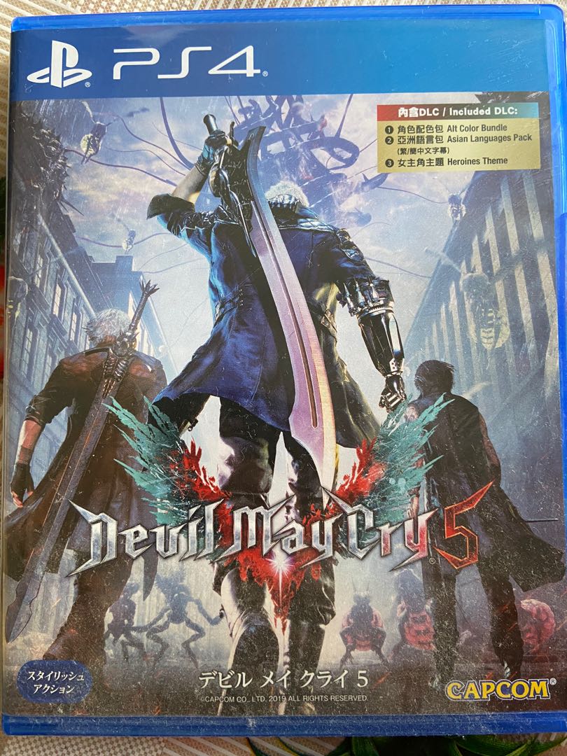 Ps4 Devil May Cry 5 遊戲機 遊戲機遊戲 Carousell