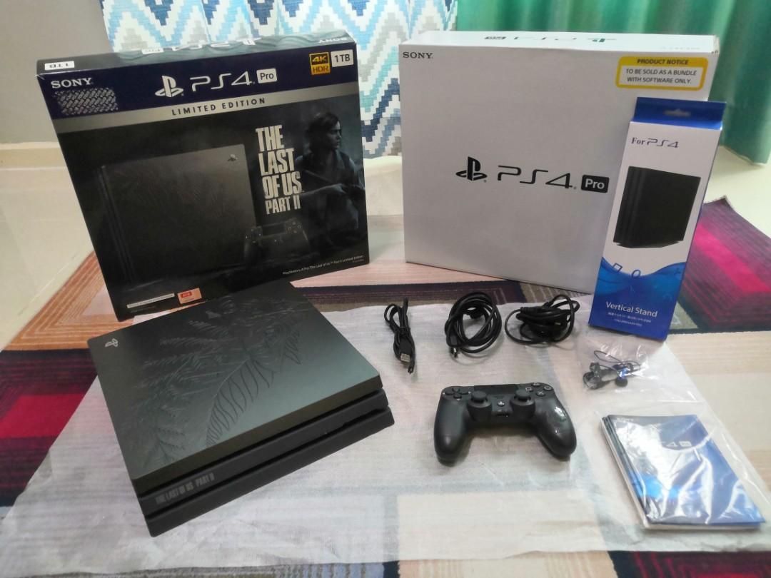 Playstation 4 pro 1tb the last of us part ii deals