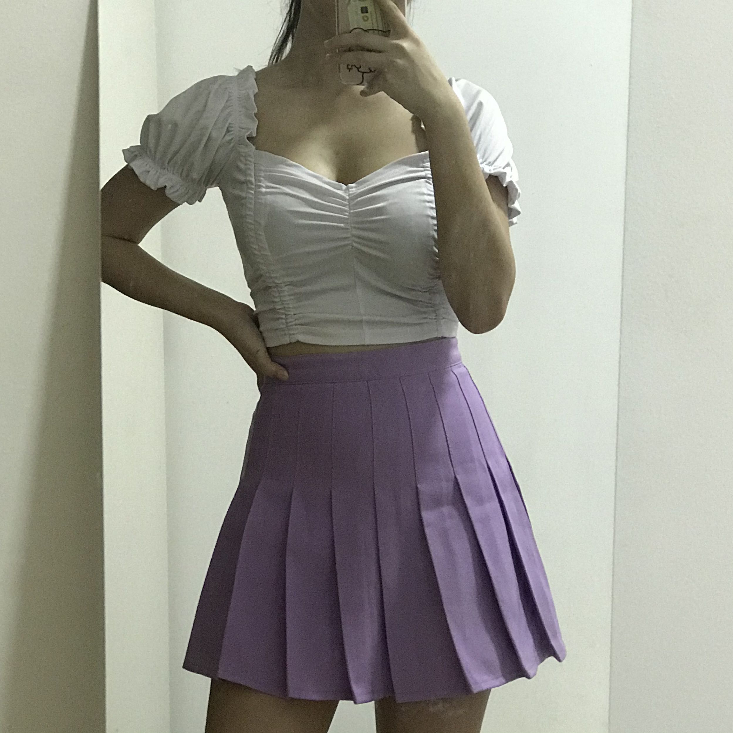 tennis skirt purple