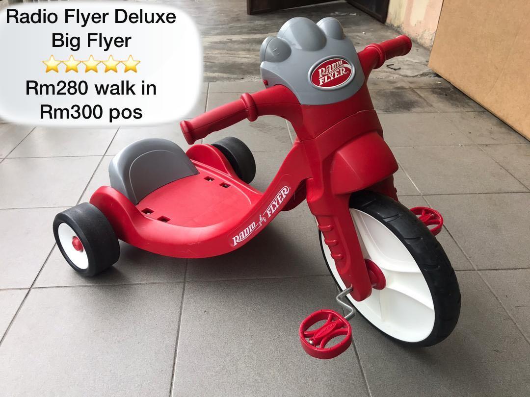 Radio flyer deluxe big wheel best sale pink