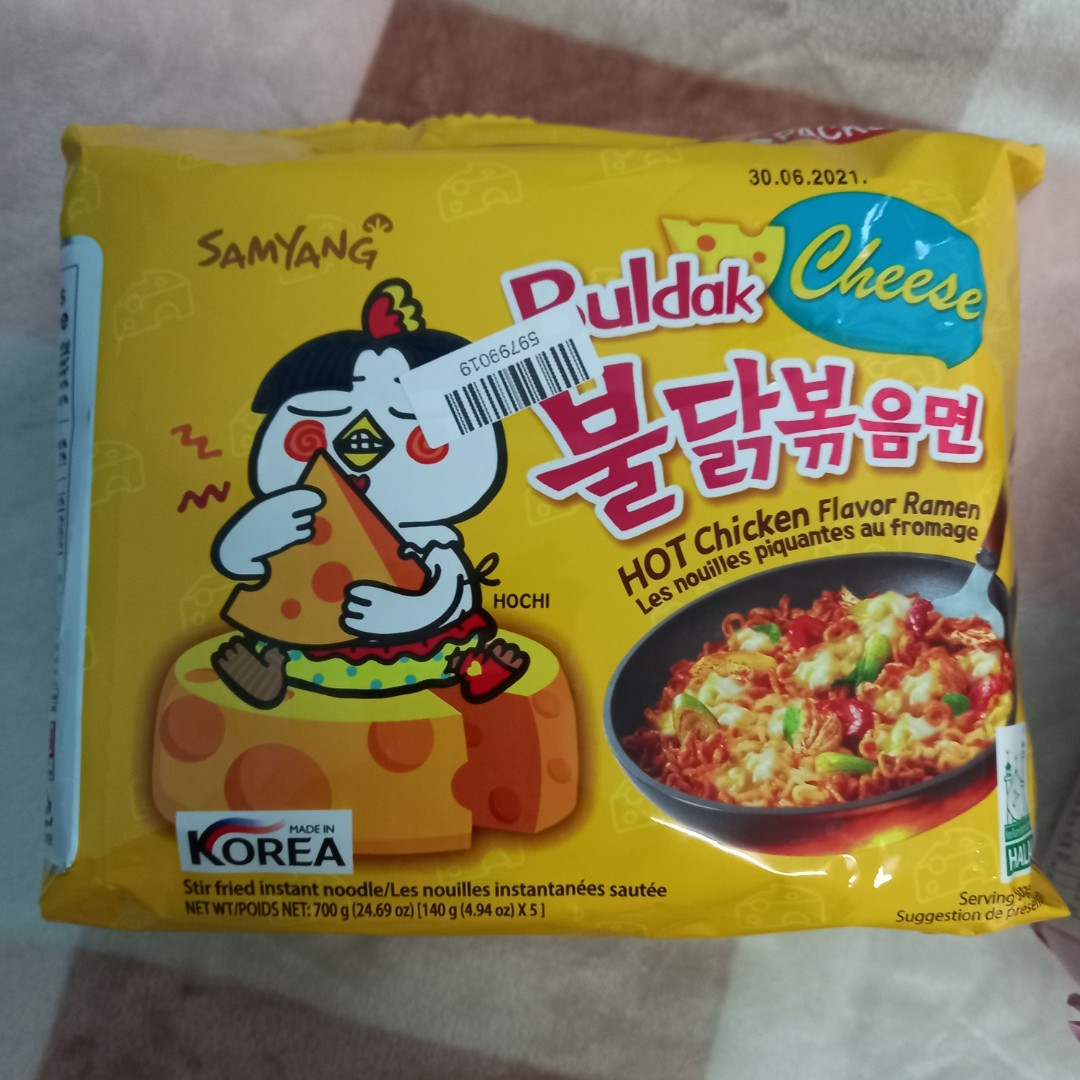 Ramen Samyang Cheese Halal Get Free Gift Food Drinks Packaged Instant Food On Carousell