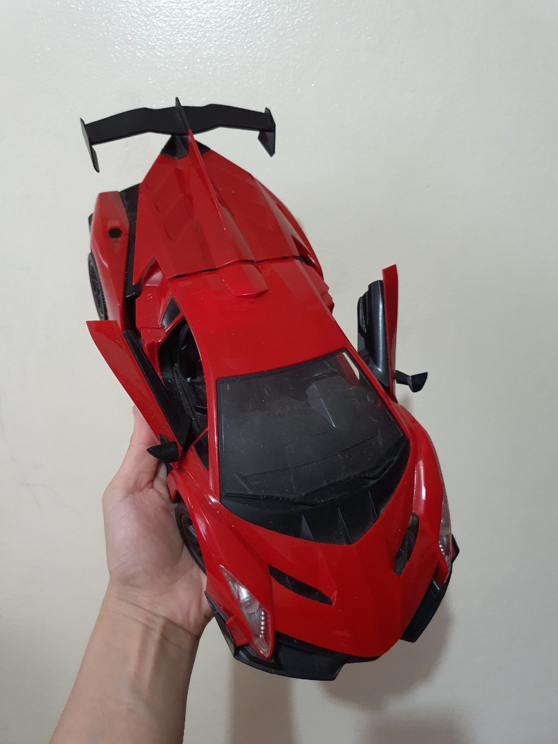 Red Sports Car Toy, Hobbies & Toys, Toys & Games on Carousell