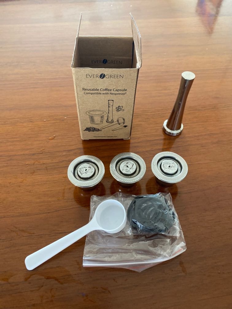 Reusable Coffee Capsule for Nespresso TV Home Appliances Kitchen Appliances Coffee Machines Makers on Carousell