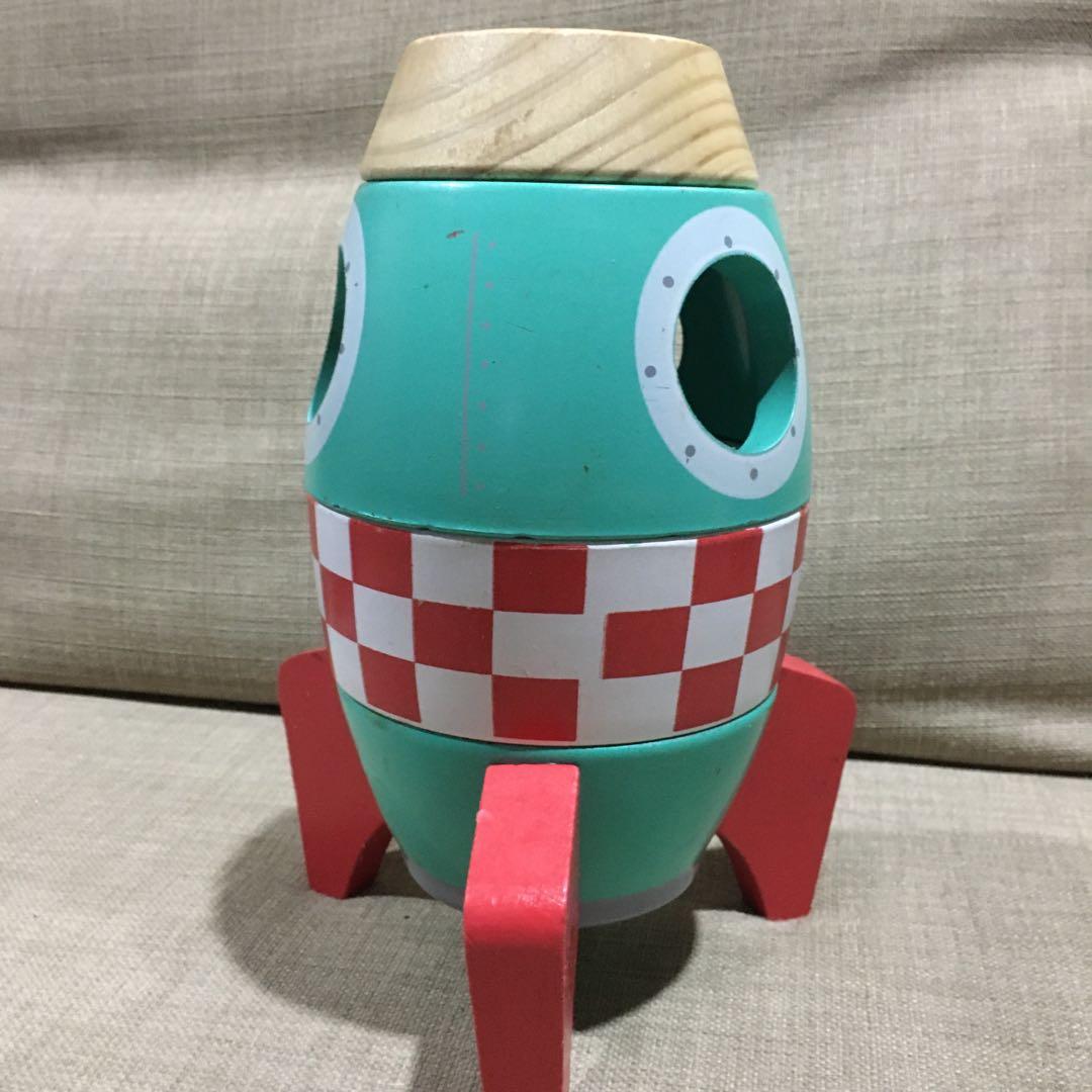 Rocket kmart wooden toys