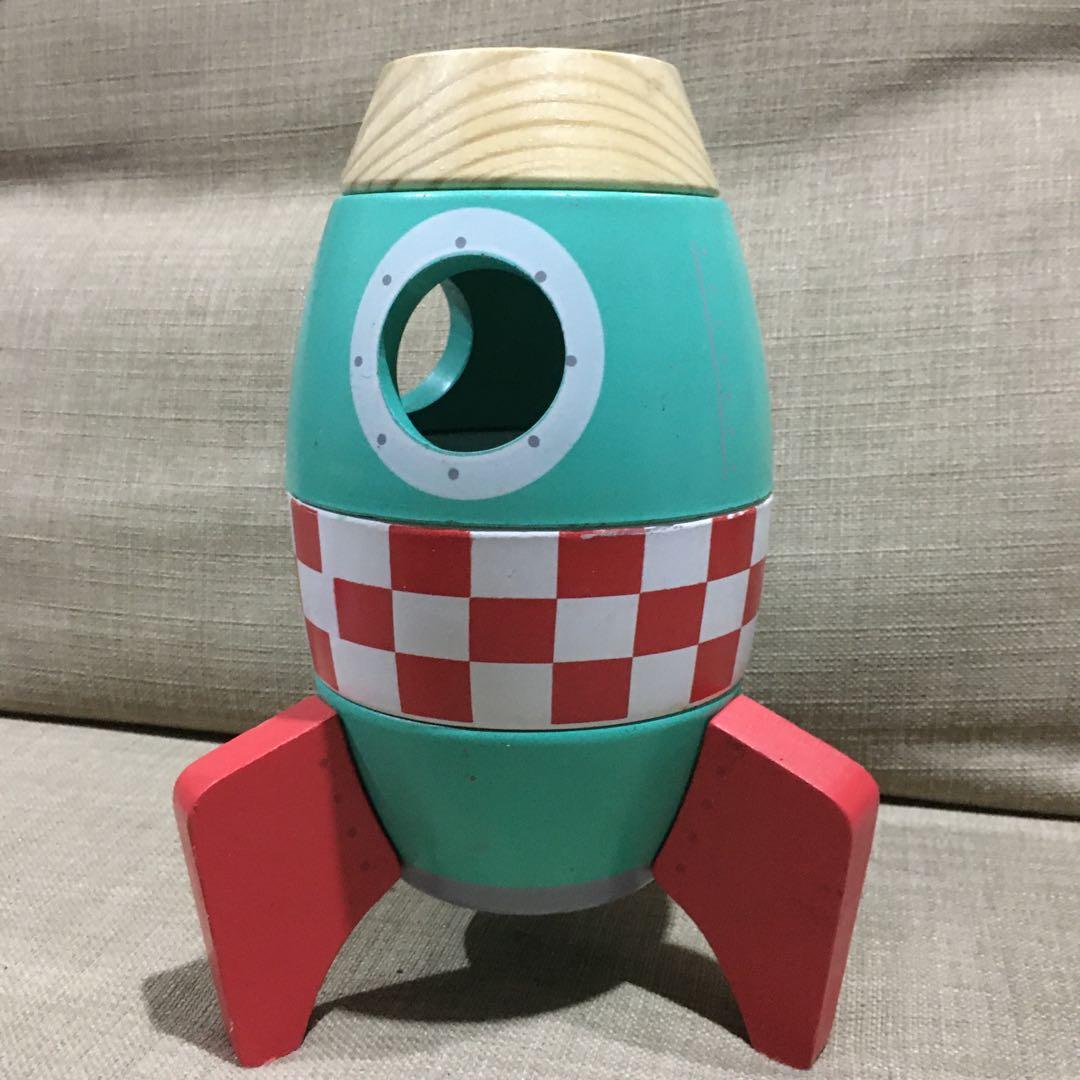 Rocket kmart wooden toys