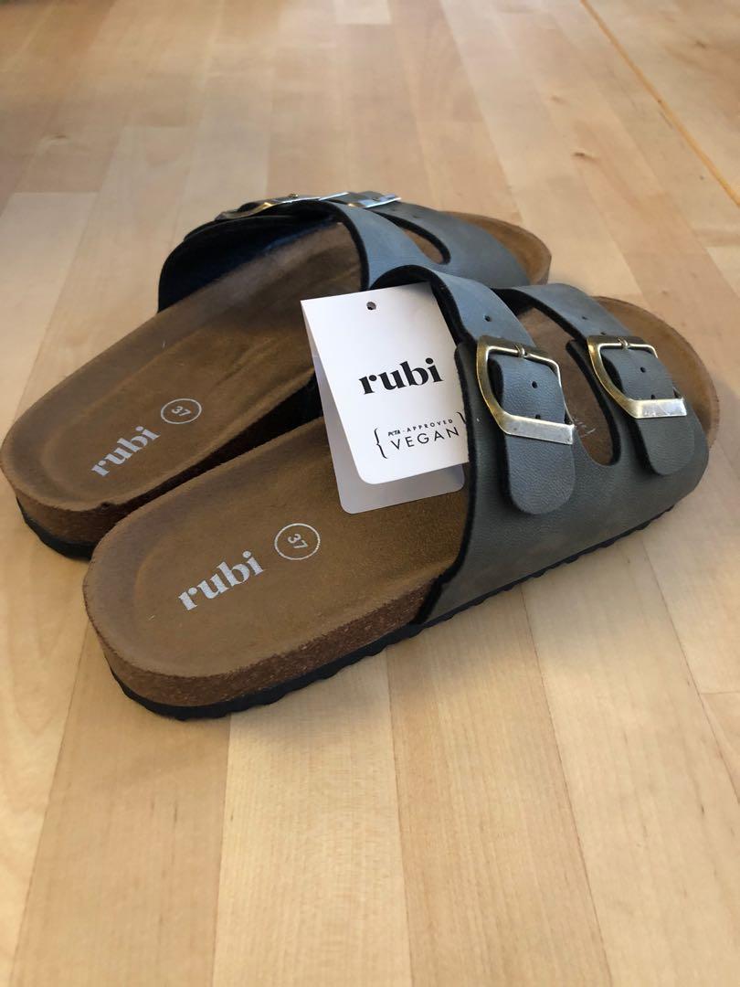 Rubi Rex Double Buckle Slide Women s Fashion Footwear Flipflops
