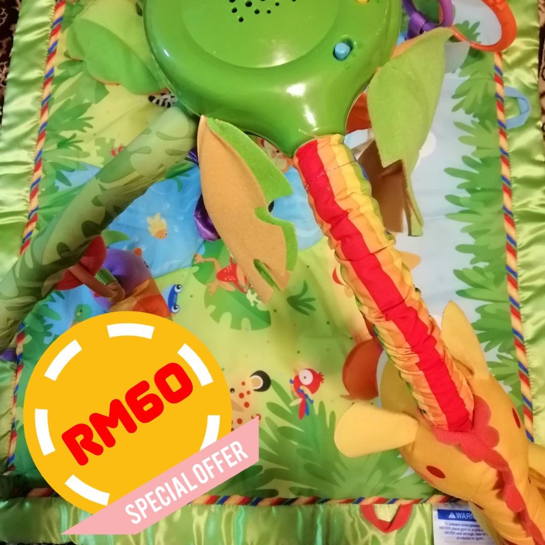 jungle theme play mat