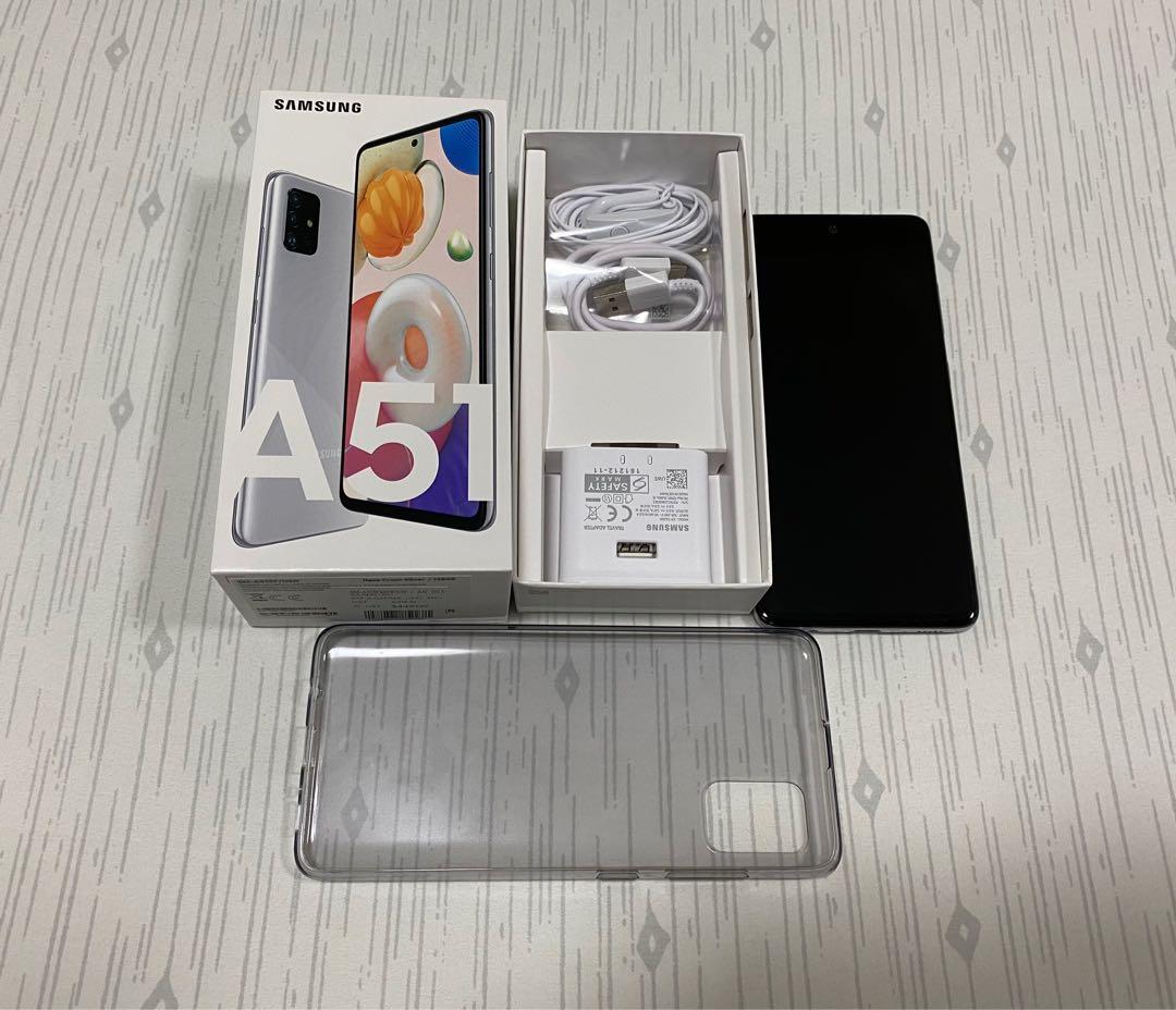 samsung a51 haze crush silver