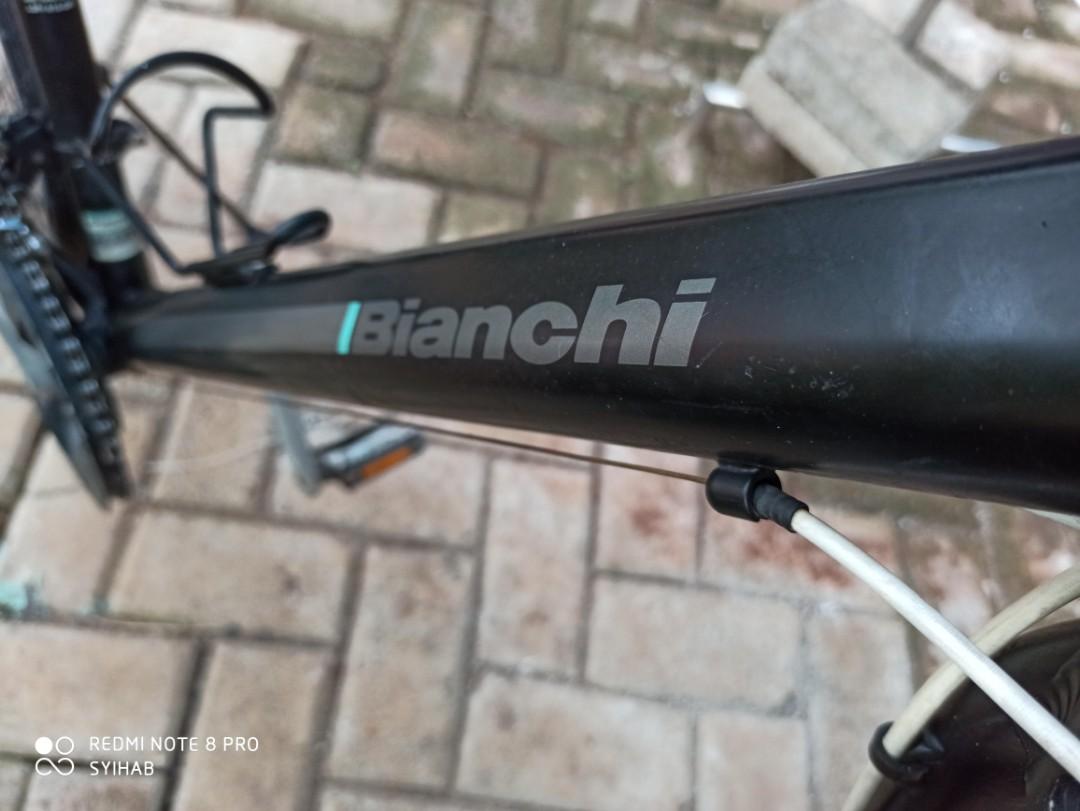 Sepeda hybrid city bike BIANCHI METROPOLI DUE, Olah Raga, Sepeda di  Carousell