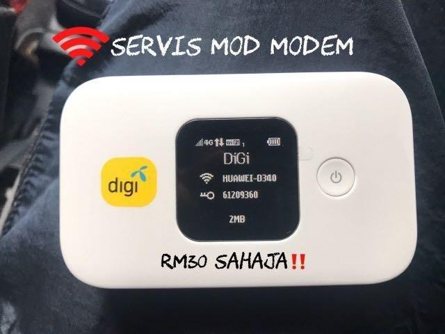 servis mod modem huawei broadband mifi router wifi e5577 mf90 e5377 e5785