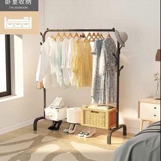 Ikea inspired Single Pole Type Metal Drying Rack Wardrobe Rack Hanger Hanging Clothes Shelf