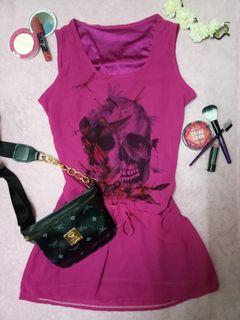 Skull pink dress