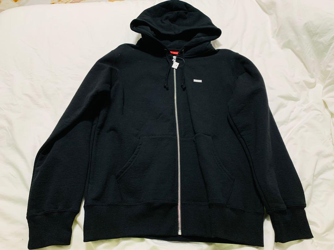 Supreme Small Box Logo Reflective Zip up Hoodie
