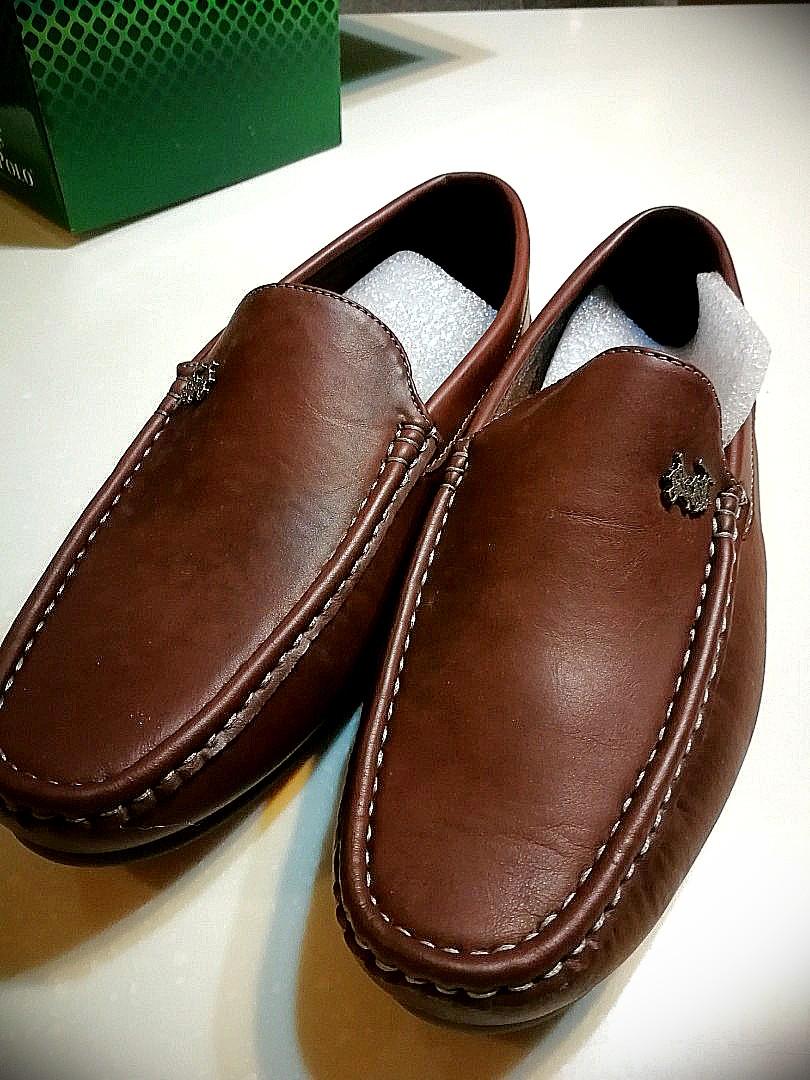 Swiss Polo leather shoes Men s Fashion Footwear Dress shoes on