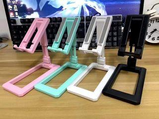 Telescopic folding smart phone/tablet stand